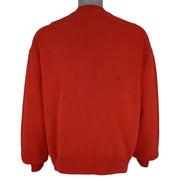 NFL (Hanes) - San Francisco 49ers Helmet Crew Neck Sweatshirt 1990s X-Large Vintage Retro Football