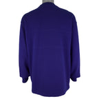 Reebok - Purple Embroidered Sweatshirt 1990s Large Vintage Retro