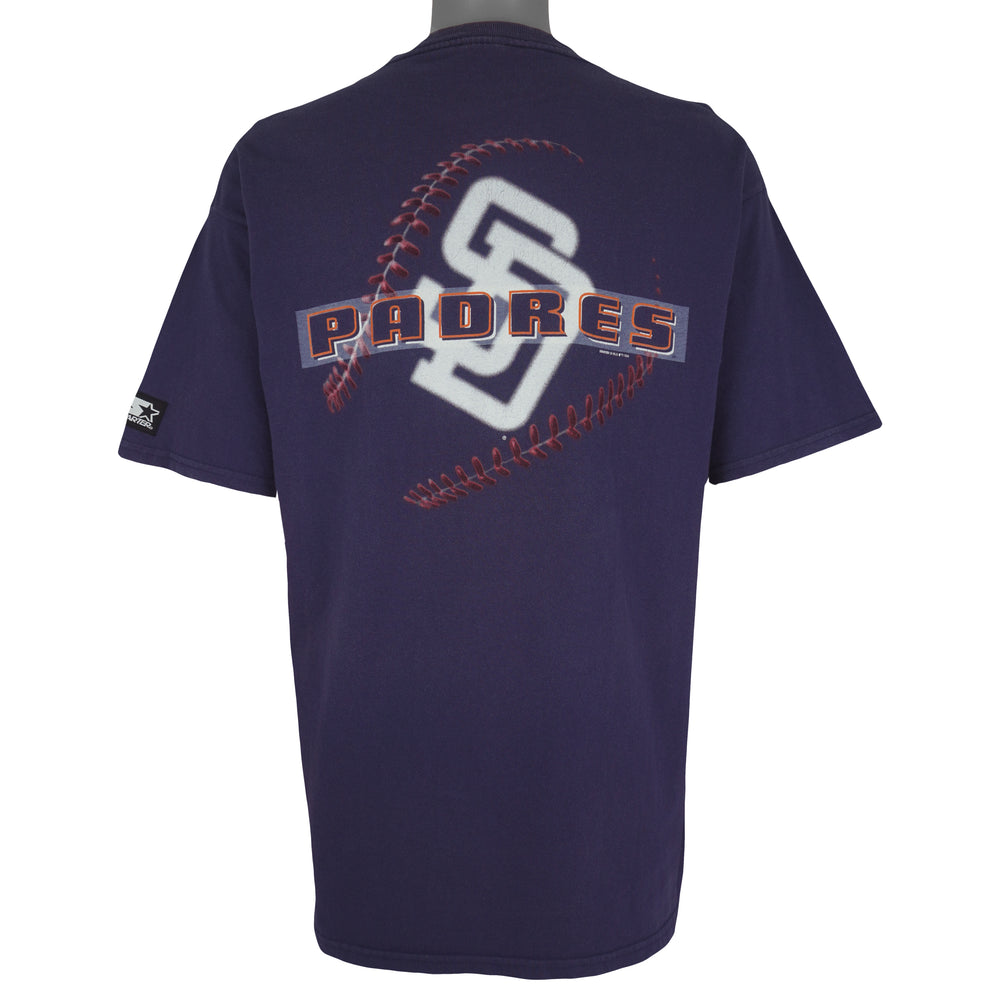Starter - San Diego Padres T-Shirt 1999 Large Vintage Retro Baseball