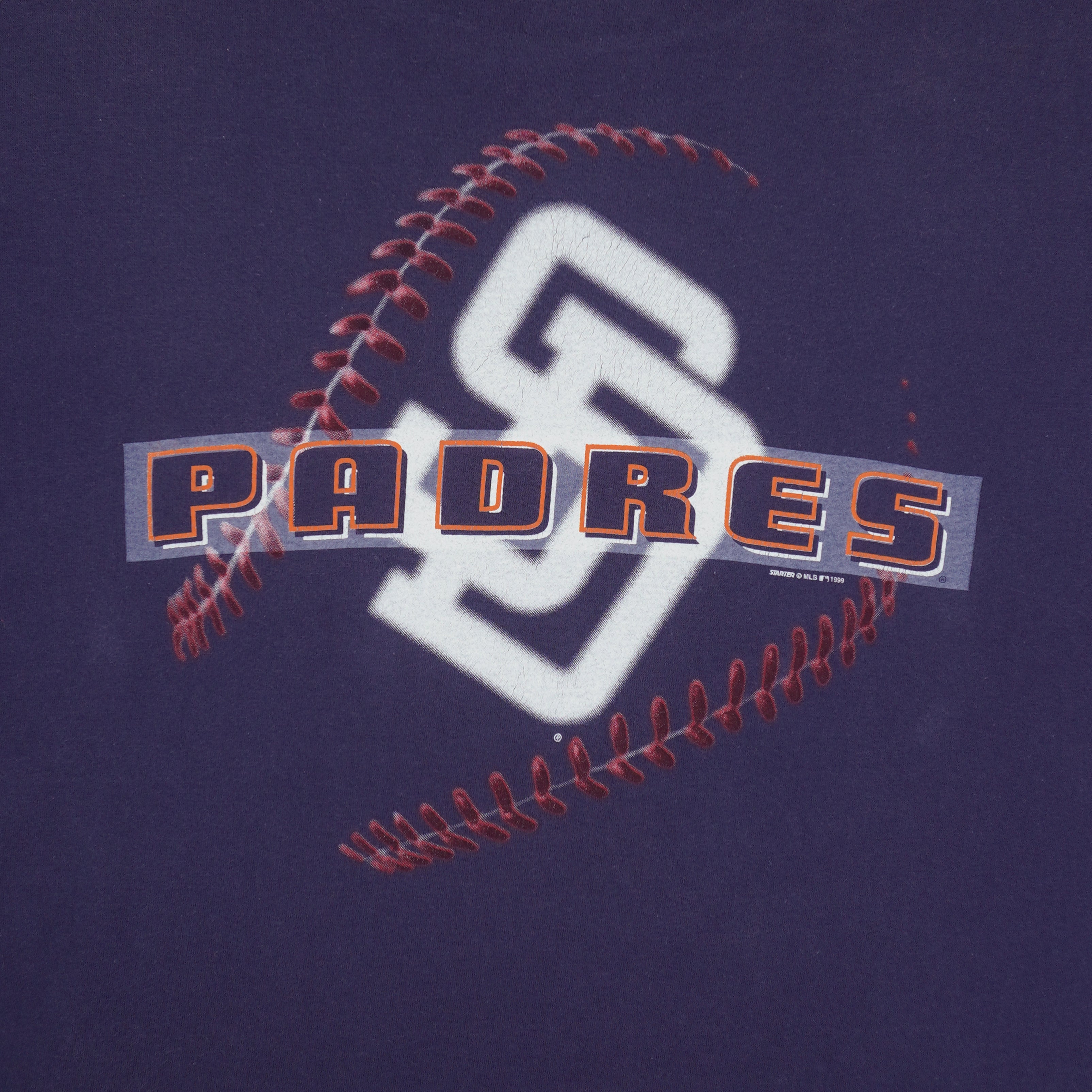 Starter - San Diego Padres T-Shirt 1999 Large Vintage Retro Baseball