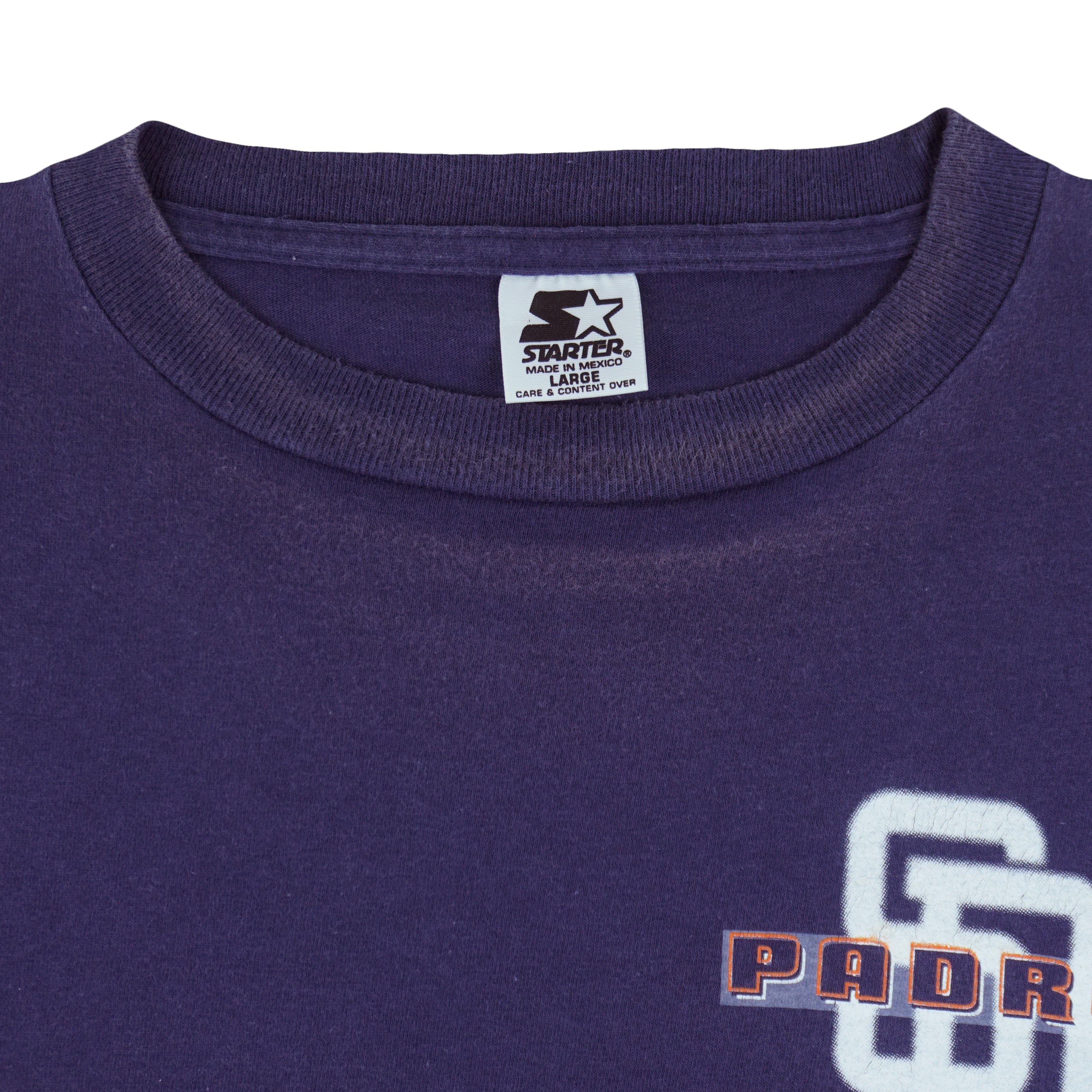 Starter - San Diego Padres T-Shirt 1999 Large Vintage Retro Baseball