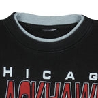 NHL (CGW) - Chicago Blackhawks Roll Up Sleeves 1990s Large Vintage Retro Hockey
