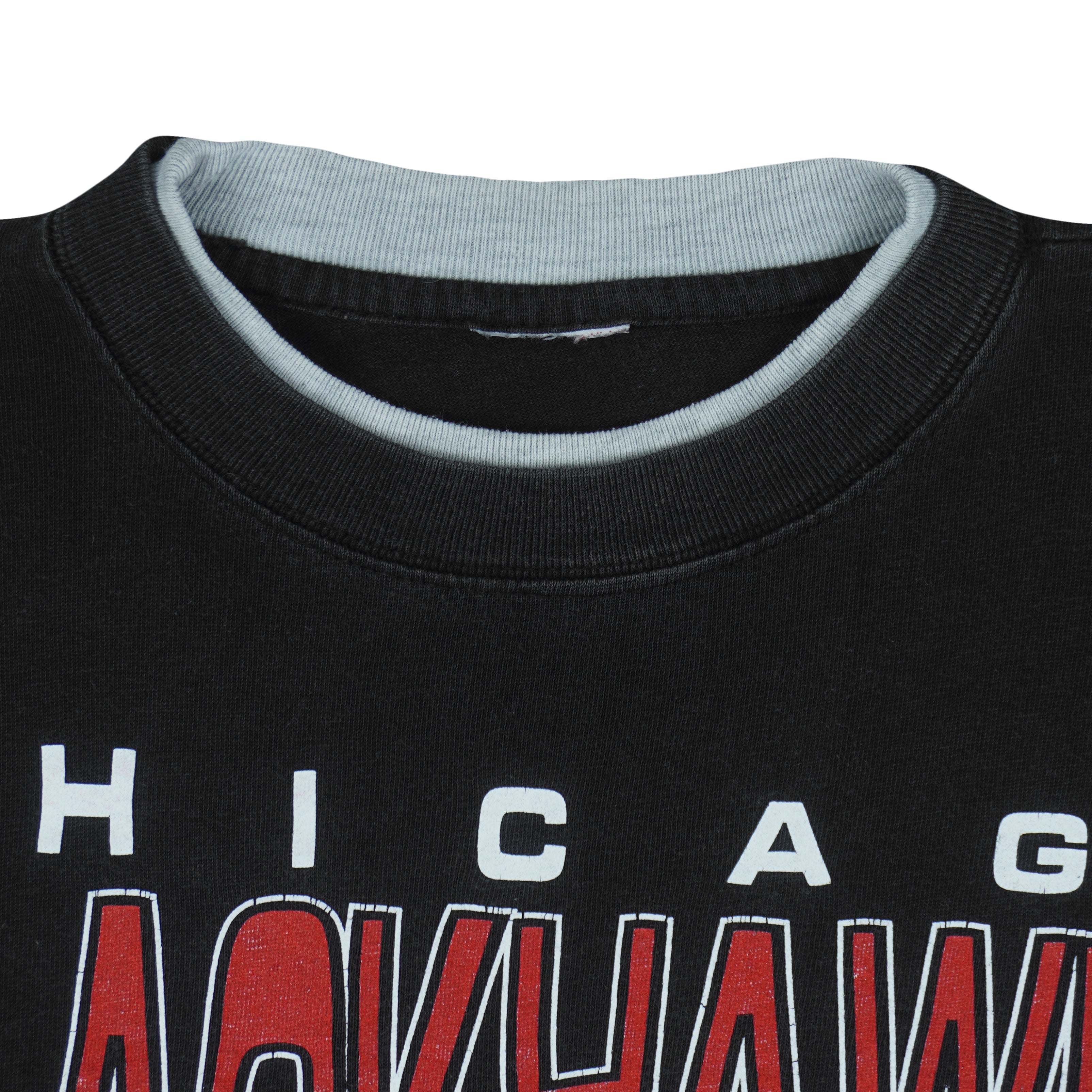NHL (CGW) - Chicago Blackhawks Roll Up Sleeves 1990s Large Vintage Retro Hockey