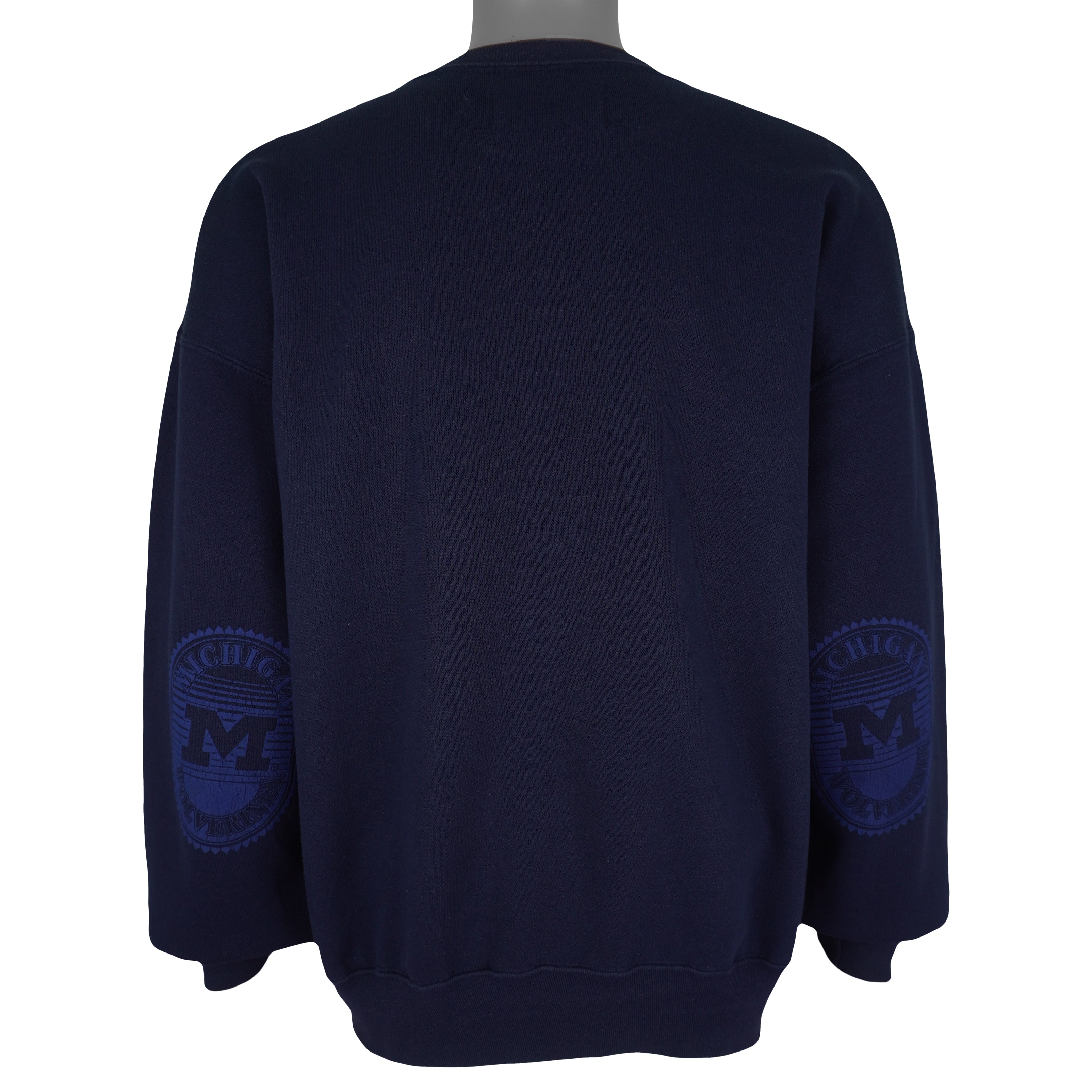 NCAA (Dodger) - Michigan Wolverines Crew Neck Sweatshirt 1990s Large Vintage Retro