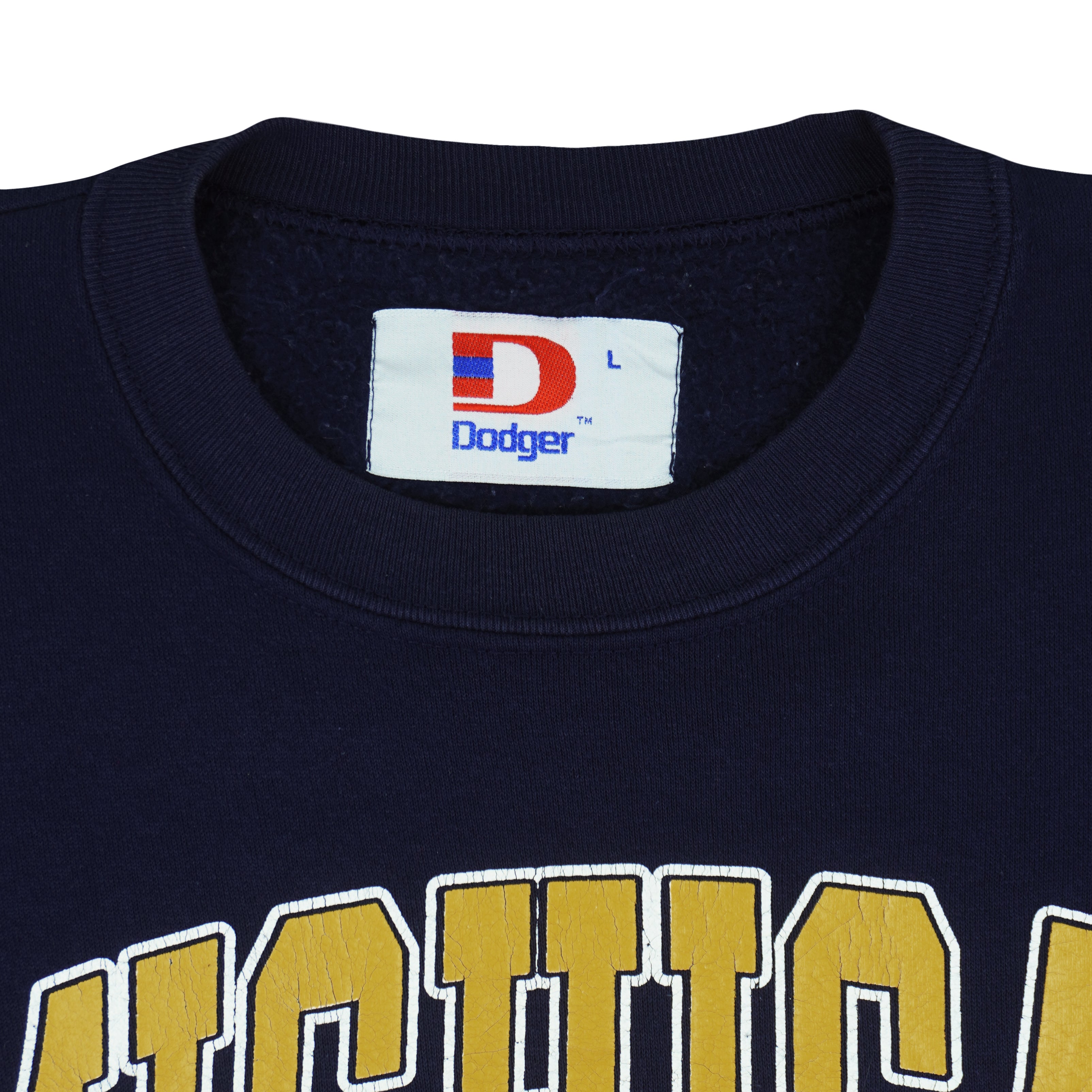NCAA (Dodger) - Michigan Wolverines Crew Neck Sweatshirt 1990s Large Vintage Retro