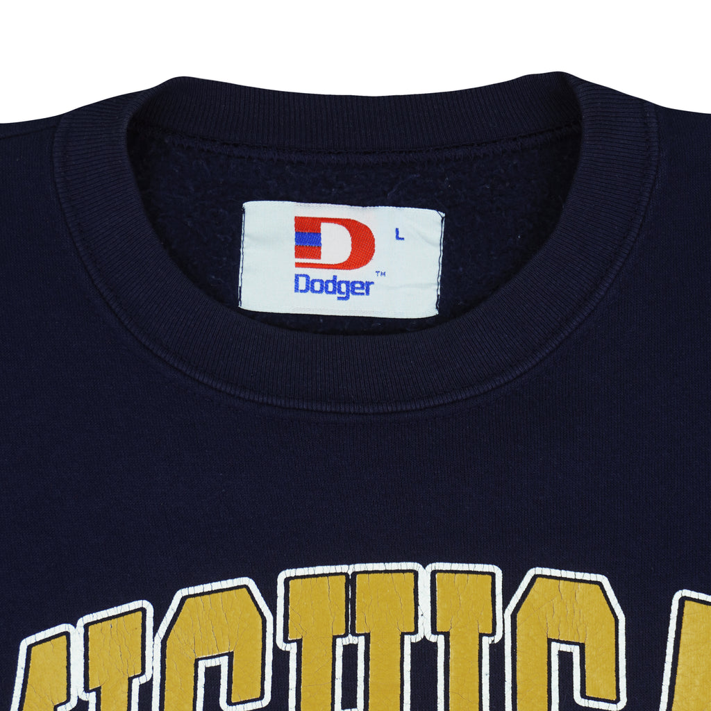 NCAA (Dodger) - Michigan Wolverines Crew Neck Sweatshirt 1990s Large Vintage Retro