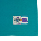 NBA (True Fan) - Charlotte Hornets Sleeveless Shirt 1990s X-Large Vintage Retro Basketball