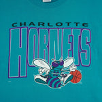 NBA (True Fan) - Charlotte Hornets Sleeveless Shirt 1990s X-Large Vintage Retro Basketball