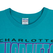 NBA (True Fan) - Charlotte Hornets Sleeveless Shirt 1990s X-Large Vintage Retro Basketball