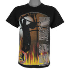 Vintage (National Mills) - Rockin' Da Rim Basketball T-Shirt 1990s Small Vintage Retro Basketball