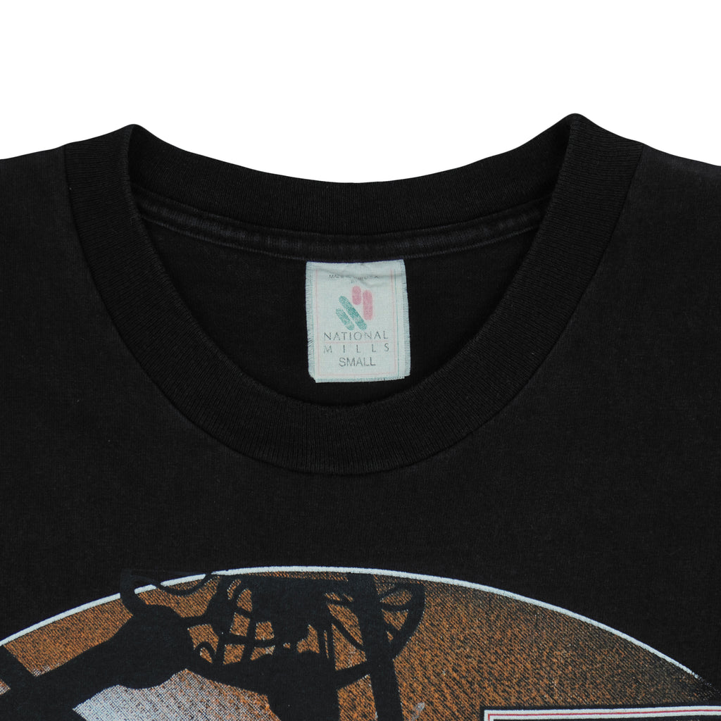 Vintage (National Mills) - Rockin' Da Rim Basketball T-Shirt 1990s Small Vintage Retro Basketball