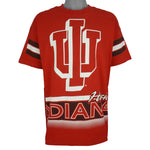NCAA (Salem) - Red Indiana Hoosiers Single Stitch T-Shirt 1990s X-Large Vintage Retro