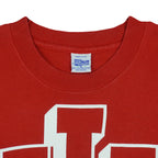 NCAA (Salem) - Red Indiana Hoosiers Single Stitch T-Shirt 1990s X-Large Vintage Retro