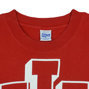 NCAA (Salem) - Red Indiana Hoosiers Single Stitch T-Shirt 1990s X-Large Vintage Retro