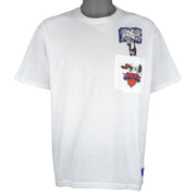 NBA (Nutmeg) - New York Knicks T-Shirt 1990s Large Vintage Retro Basketball