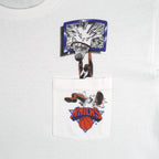 NBA (Nutmeg) - New York Knicks T-Shirt 1990s Large Vintage Retro Basketball