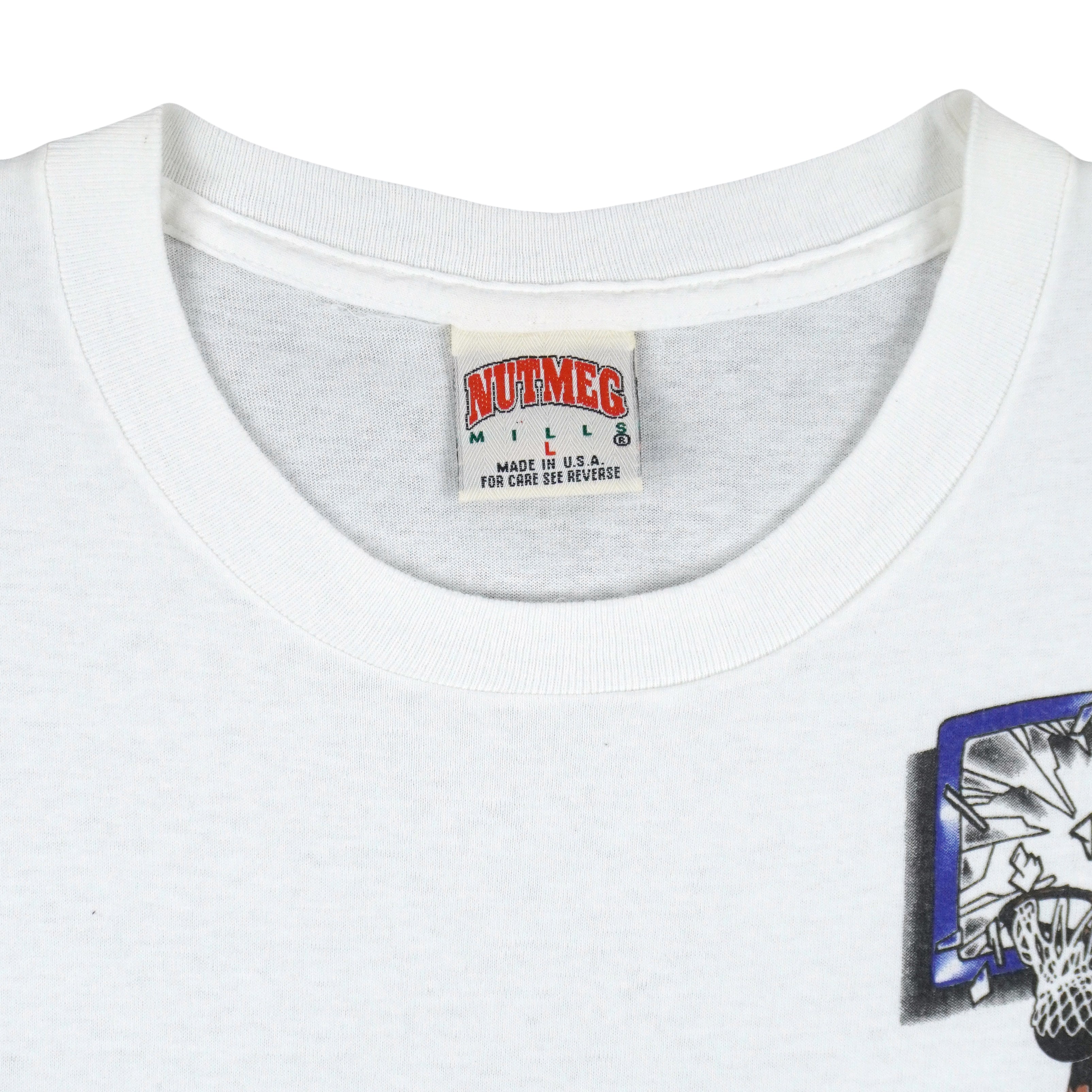 NBA (Nutmeg) - New York Knicks T-Shirt 1990s Large Vintage Retro Basketball