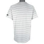 CFL (Woody Sports) - Saskatchewan Roughriders Pinstripe T-Shirt 1991 X-Large Vintage Retro Football