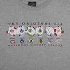 NHL (Waves) - Original Six Team T-Shirt 1990s X-Large Vintage Retro Hockey
