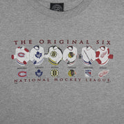 NHL (Waves) - Original Six Team T-Shirt 1990s X-Large Vintage Retro Hockey