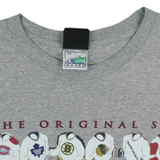 NHL (Waves) - Original Six Team T-Shirt 1990s X-Large Vintage Retro Hockey