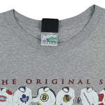 NHL (Waves) - Original Six Team T-Shirt 1990s X-Large Vintage Retro Hockey