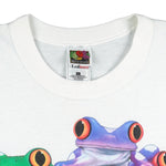 Vintage (Fruit Of The Loom) - Leap Frogs T-Shirt 1990s Large Vintage Retro