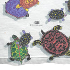 Vintage (Harborside) - Turtle & Dragonfly Animals Print T-Shirt 1990s Large Vintage Retro