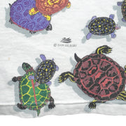 Vintage (Harborside) - Turtle & Dragonfly Animals Print T-Shirt 1990s Large Vintage Retro