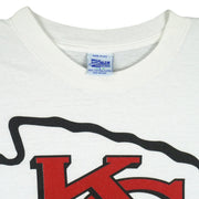 NFL (Salem) - Kansas City Chiefs Single Stitch T-Shirt 1993 Large