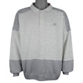 Nike - Grey 1/4 Button-Up Sweatshirt 1990s X-Large Vintage Retro