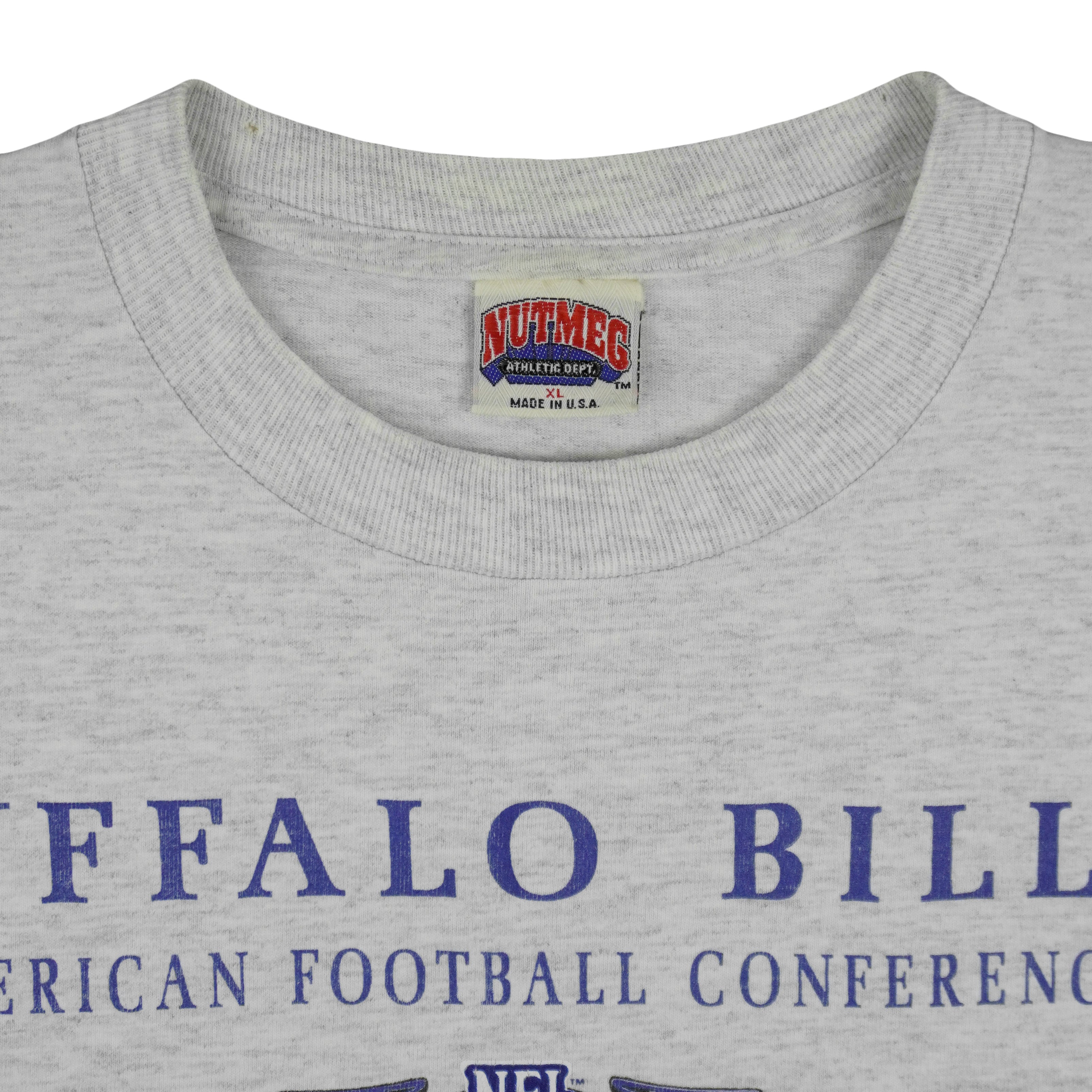 NFL (Nutmeg) - Buffalo Bills Eastern Division T-Shirt 1990s X-Large Vintage Retro Football