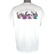 Vintage (Crazy Shirt) - Feline Fitness Center Hawaii Cats T-Shirt 1990s Large Vintage Retro
