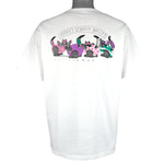 Vintage (Crazy Shirt) - Feline Fitness Center Hawaii Cats T-Shirt 1990s Large Vintage Retro