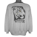 Vintage - White Tiger Canada Crew Neck Sweatshirt 1990s Large Vintage Retro