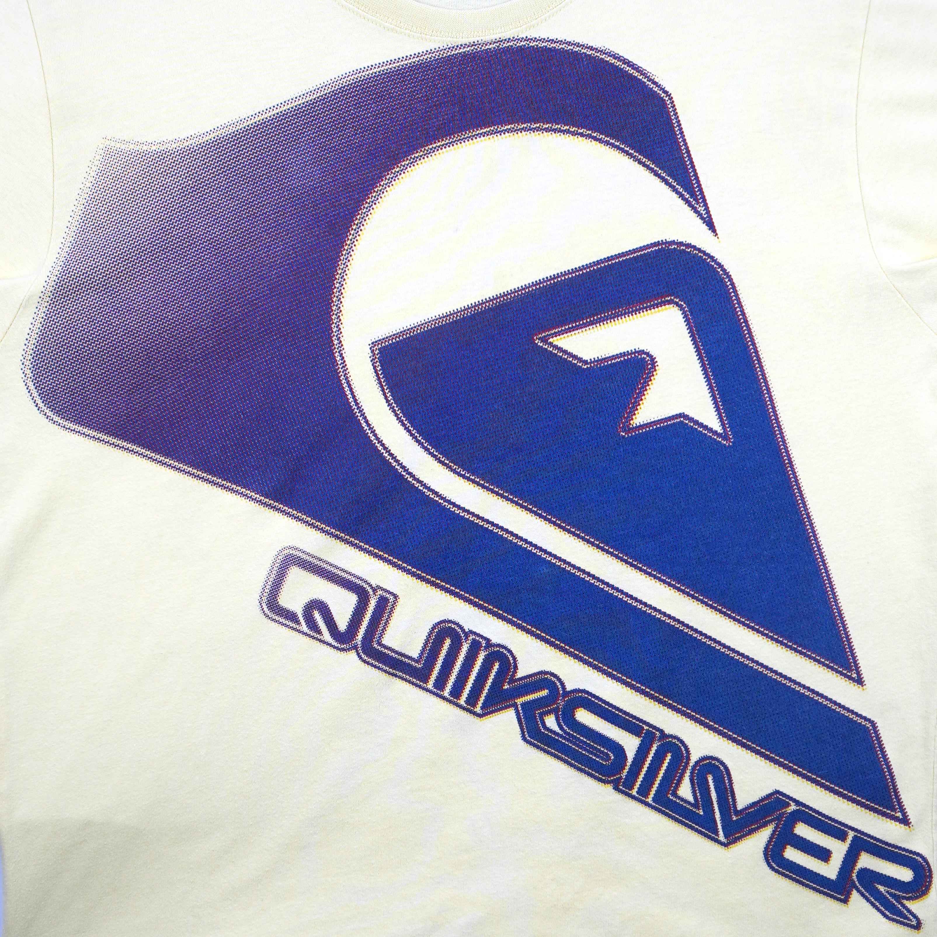 Vintage - Quicksilver Big Logo T-Shirt 1990s Medium Vintage Retro