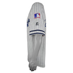 Vintage Starter (MLB) - New York Yankees Pinstripe Jersey 1990s X-Large in gray