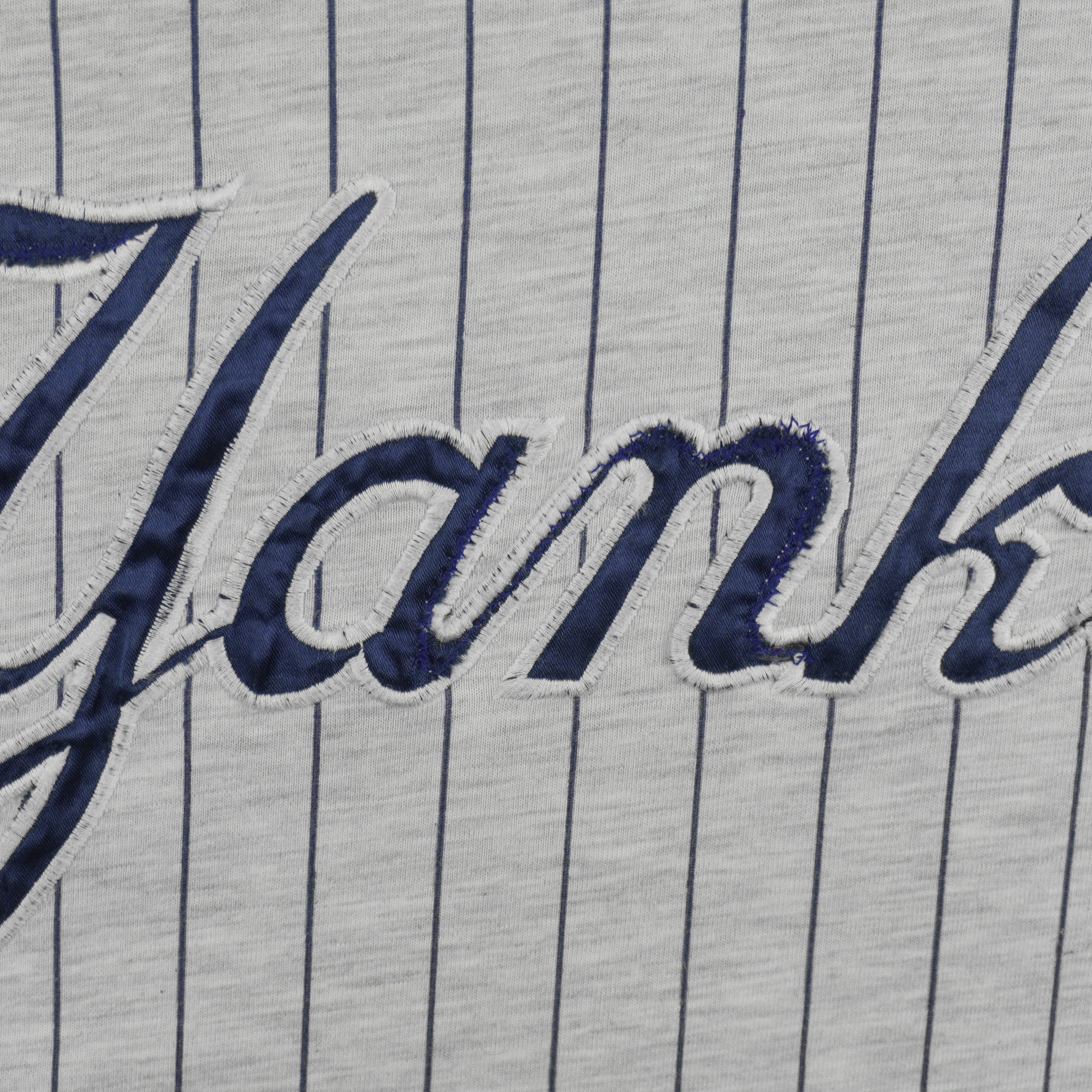 Vintage Starter (MLB) - New York Yankees Pinstripe Jersey 1990s X-Large in gray