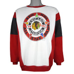 NHL (Logo 7) - Blackhawks All Star Game Crew Neck Sweatshirt 1991 Large