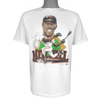 MLB (Salem) - San Francisco Giants Kevin Mitchell Caricature T-Shirt 1989 Large Vintage Retro Baseball