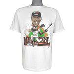 MLB (Salem) - San Francisco Giants Kevin Mitchell Caricature T-Shirt 1989 Large Vintage Retro Baseball
