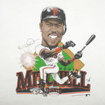 MLB (Salem) - San Francisco Giants Kevin Mitchell Caricature T-Shirt 1989 Large Vintage Retro Baseball