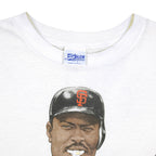 MLB (Salem) - San Francisco Giants Kevin Mitchell Caricature T-Shirt 1989 Large Vintage Retro Baseball