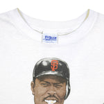 MLB (Salem) - San Francisco Giants Kevin Mitchell Caricature T-Shirt 1989 Large Vintage Retro Baseball