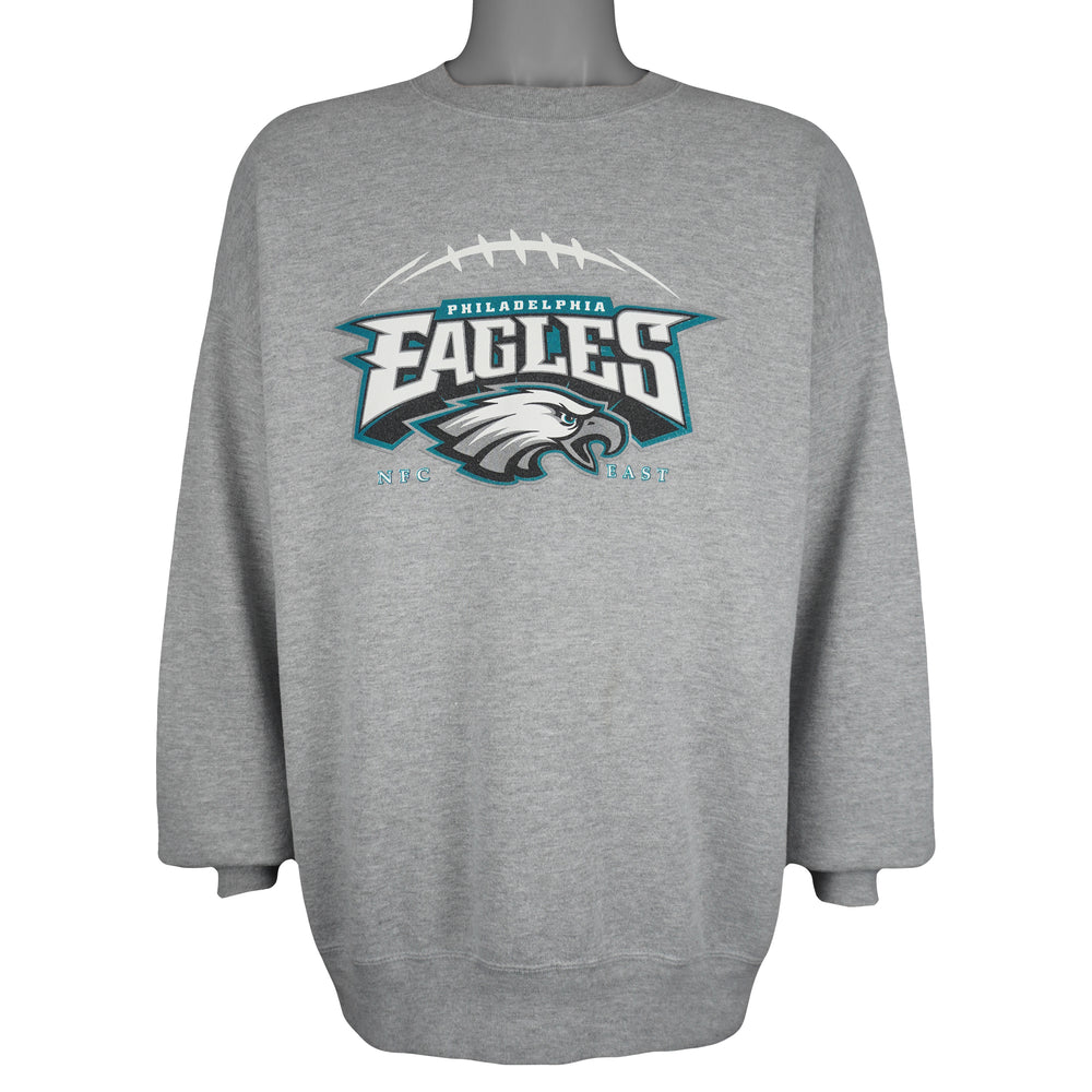NFL - Philadelphia Eagles Crew Neck Sweatshirt 1990s XX-Large Vintage Retro Football