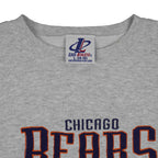 NFL (Logo Athletic) - Chicago Bears Embroidered Sweatshirt 1990s Large Vintage Retro Football