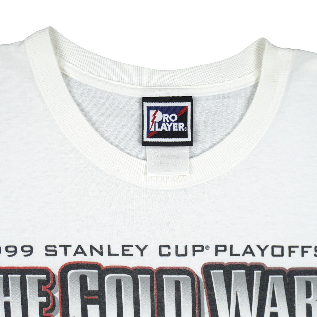 NHL (Pro Player) - Red Wings VS Avalanche Stanley Cup Champs T-Shirt 1999 Medium Vintage Retro Hockey