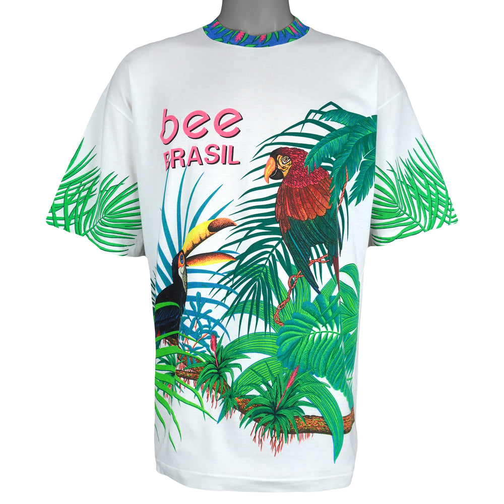 Vintage - Bee Brazil Animal Print T-Shirt 1990s Large Vintage Retro
