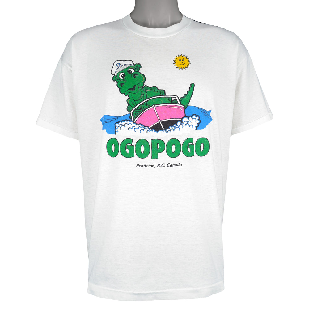 Vintage (Best) - Ogopogo Canada Single Stitch T-Shirt 1980s X-Large Vintage Retro