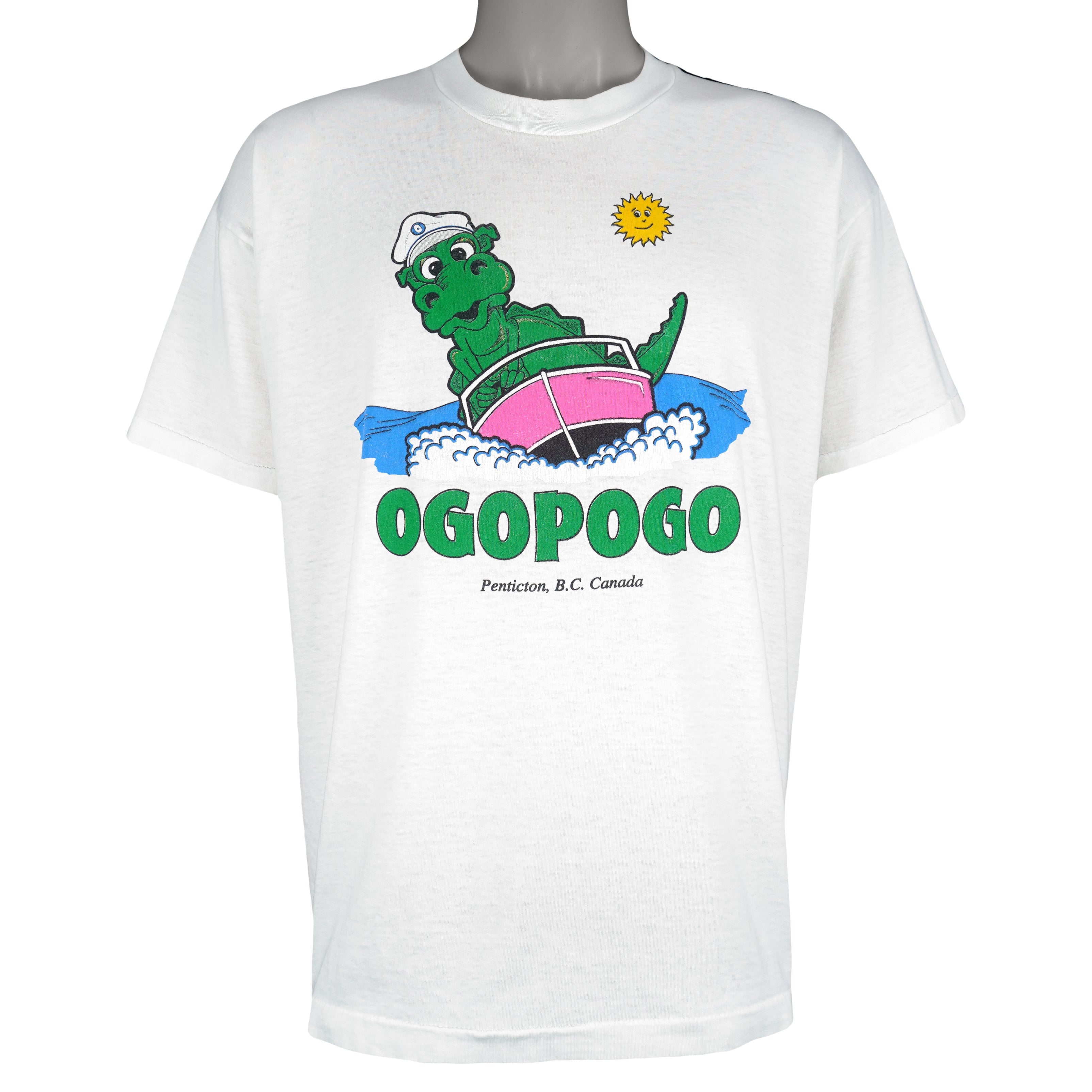 Vintage (Best) - Ogopogo Canada Single Stitch T-Shirt 1980s X-Large Vintage Retro